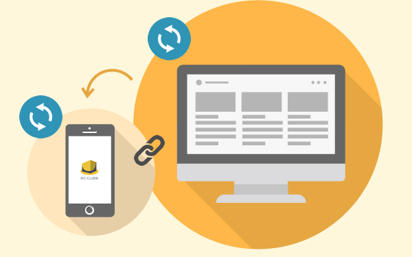 ひとつの管理画面でECサイトもアプリも更新できる！