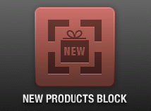 商品ステータス「NEW」商品をまとめてブロック表示プラグイン