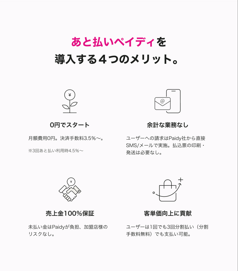 Paidy決済プラグイン(4.0系・4.1系)