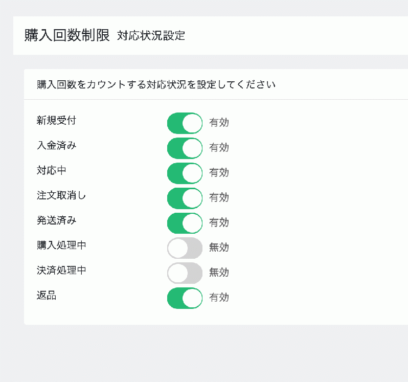 購入回数制限プラグイン for EC-CUBE4.0〜4.1